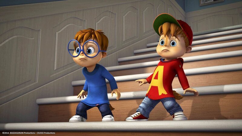 L-R: Simon und Alvin – Bild: Bagdasarian Productions, LLC /​ Ouodo! Productions