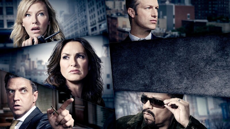 Oben: Detective Amanda Rollins (Kelli Giddish) und Dominick „Sonny“ Carisi (Peter Scanavino) Mitte: Lieutenant Olivia Benson (Mariska Hargitay)  Unten: Rafael Barba (Raúl Esparza, l.), Odafin ‚Fin‘ Tutuola (Ice-T); Oben: Detective Amanda Rollins (Kelli Giddish) und Dominick „Sonny“ Carisi (Peter Scanavino) Mitte: Lieutenant Olivia Benson (Mariska Hargitay)  Unten: Rafael Barba (Raúl Esparza, l.), Odafin ‚Fin‘ Tutuola (Ice-T) – Bild: RTLup