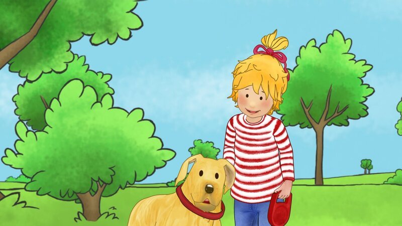 Conni mag Hündin Polly sehr. – Bild: ZDF/​Henning Windelband/​Youngfilms GmbH
