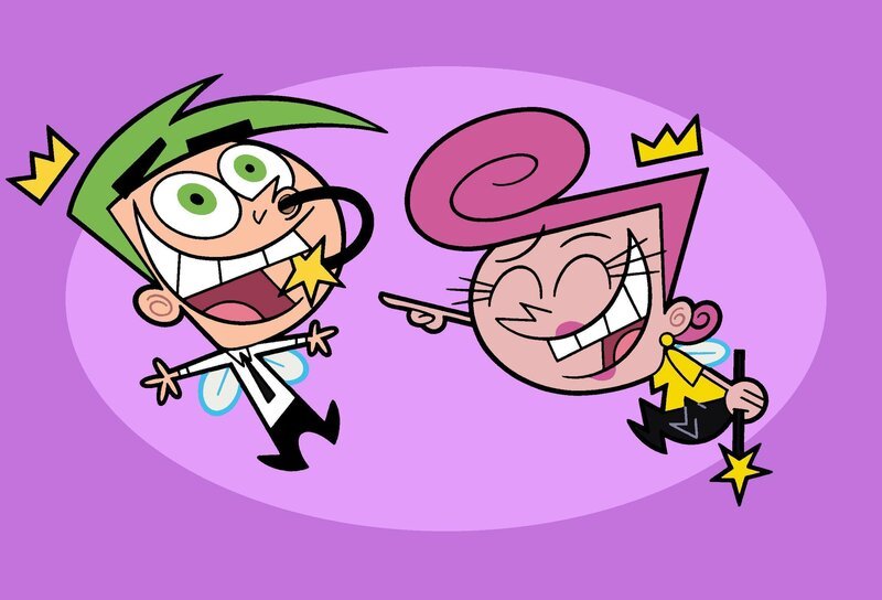 Da haben Wanda und Cosmo gut lachen. Mit ihren Zauberstäben können die beiden schon allerhand Unfug anstellen. – Bild: Nicktoons