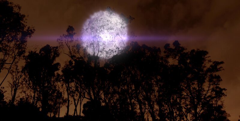 CGI-BILD: Ein UFO-Raumschiff am Himmel. (Bildnachweis: National Geographic Channels) – Bild: National Geographic Channels