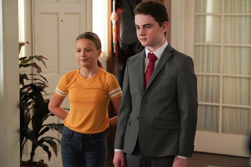 Anna-Kat Otto (Giselle Eisenberg, l.); Franklin (Evan O’Toole, r.) – Bild: 2020 American Broadcasting Companies, Inc. All rights reserved. /​ Richard Cartwright Lizenzbild frei