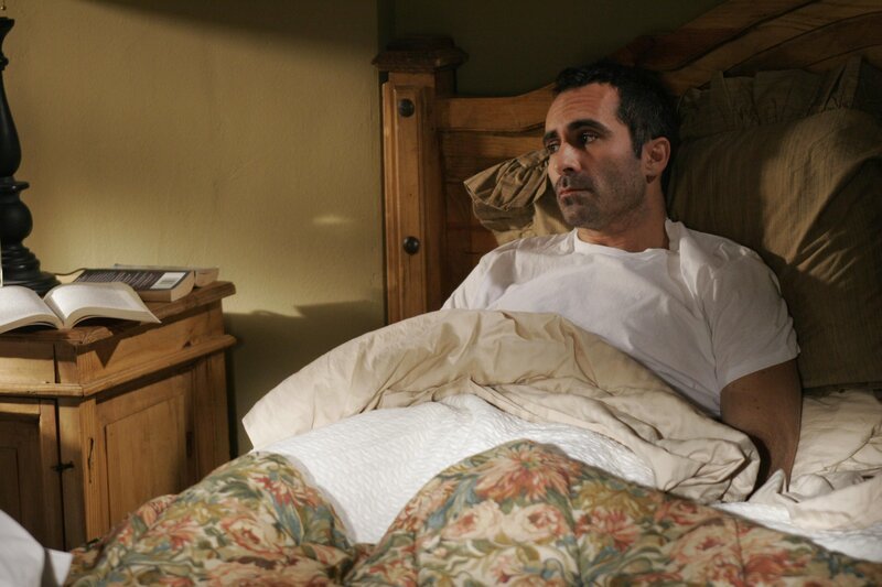 Bekommt Besuch von seinem jüngerem Bruder Scott: Mike (Nestor Carbonell) … – Bild: Warner Bros. Television