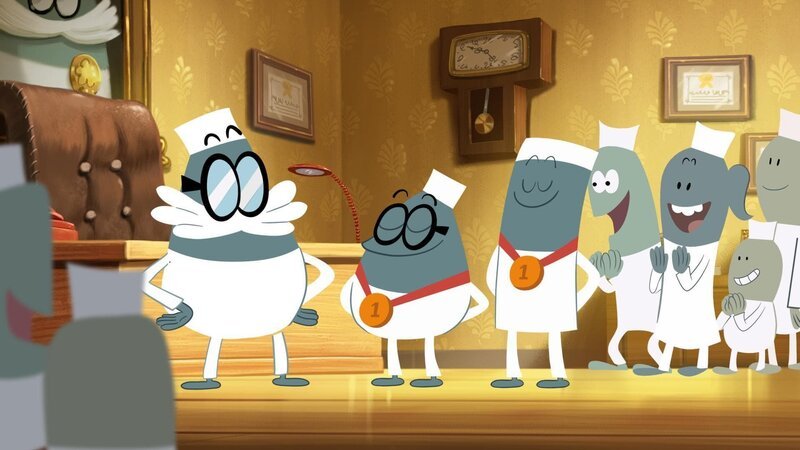 The Boss (l.), Specs Doc (2.v.l.), Skinny Doc (3.v.l.) – Bild: TM & Cartoon Network