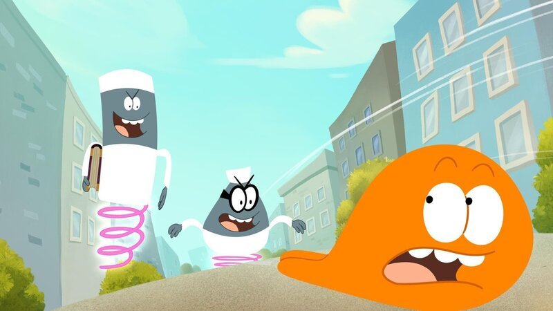 v.li.: Skinny Doc, Specs Doc, Lamput. – Bild: TM & Cartoon Network