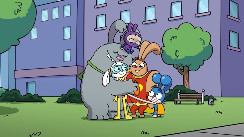 v.li.: Derek, Bex, Midnight Bun Bun, Handsome Steve, Stumpy – Bild: Paramount