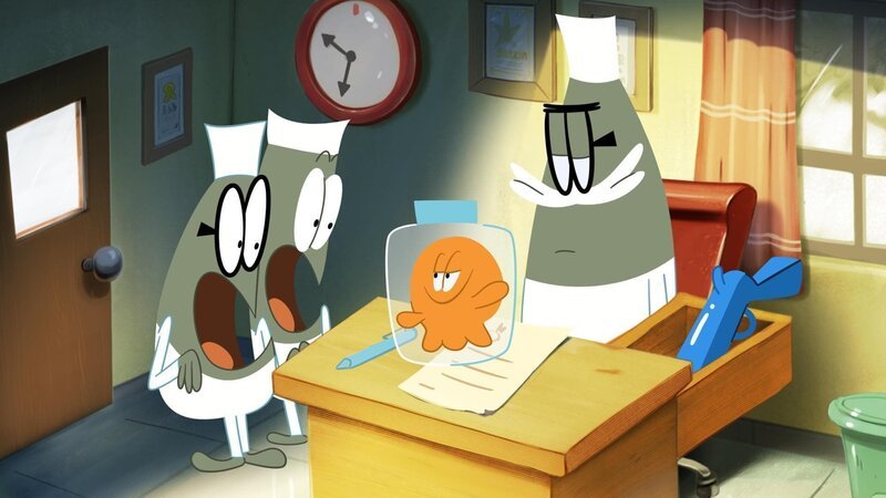 v.li.: Specs Doc, Skinny Doc, Lamput, The Boss – Bild: TM & Cartoon Network