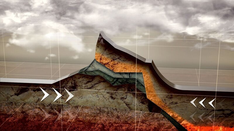 Ein einschneidendes Ereignis gibt dem asiatischen Kontinent seine aktuelle Form: Indien löst sich vom Südkontinent ab und schiebt sich mit rasanter Geschwindigkeit in Richtung Norden. Kurz darauf wird beim Zusammenstoß Indiens mit Asien der Himalaya aufgetürmt, das höchste und jüngste der heutigen Gebirge. – Bild: La Compagnie des Taxi-Brousse
