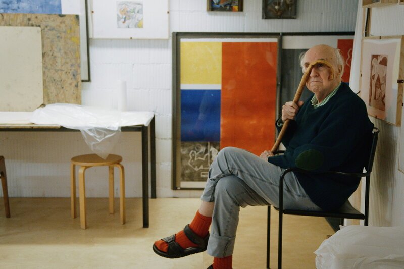 Sternstunde Kunst – Greina - Der Künstler und Architekt Bryan Thurston. Der Architekt und Künstler Bryan Cyril Thurston setzte sich in den 1960er, -70er, -80er Jahren gegen den Bau des Stausees in der Greina ein. – Bild: SRF1