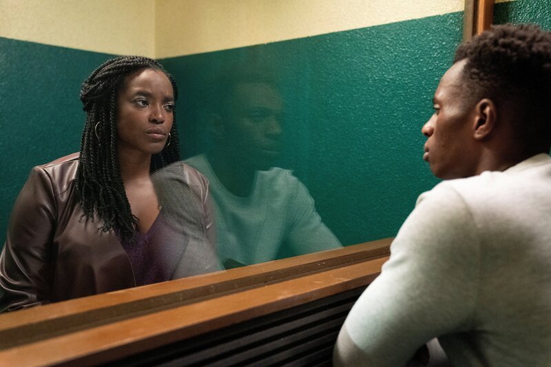 L-R: Mercy King (Wunmi Mosaku) and Sebastian King (Theo Solomon) – Bild: Sky UK Limited