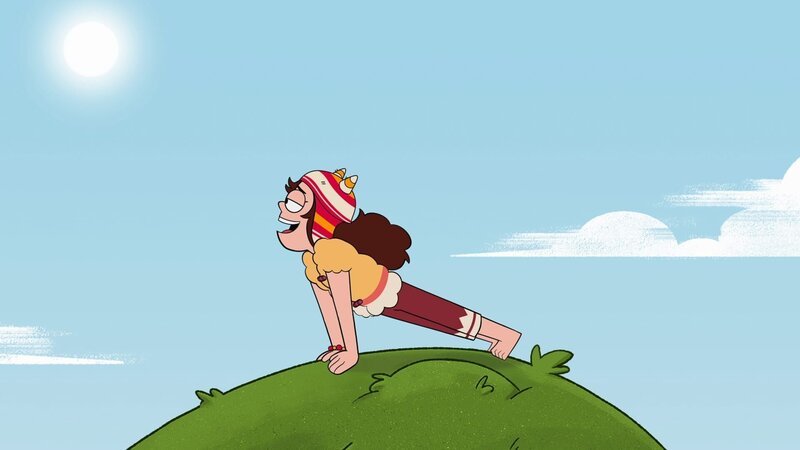 Gigi begrüßt den Tag mit einem lauten „mäh“. – Bild: KiKA/​Daily Madness Limited/​Miam! Animation/​Thuristar/​VRT-Ketnet