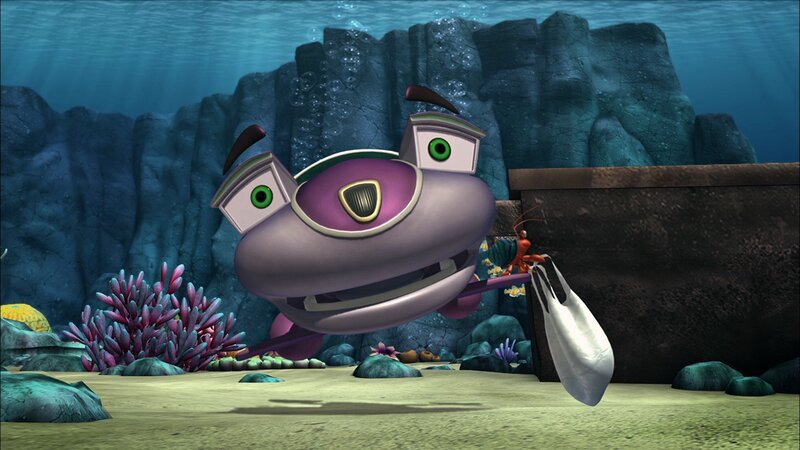 Skid und Käpt’n Brandt brauchen Hilfe, doch ihre Freunde denken, dass die beiden sie nur wieder hereinlegen wollen. – Bild: Mike Young Productions