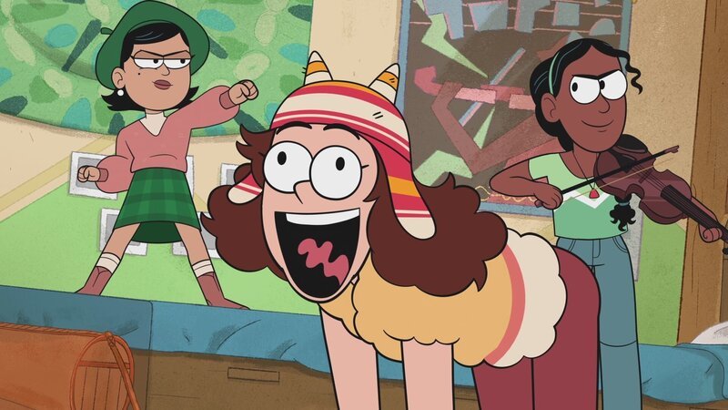 Kallista, Gigi und Saige lösen ihren Krach auf ihre Art. – Bild: KiKA/​Daily Madness Limited/​Miam! Animation/​Thuristar/​VRT-Ketnet