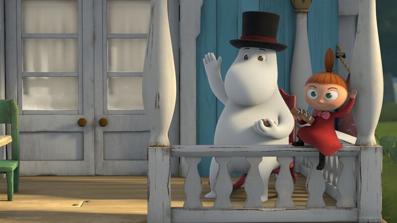 Muminpapa (l.) und die kleine Mü (r.). – Bild: KiKA