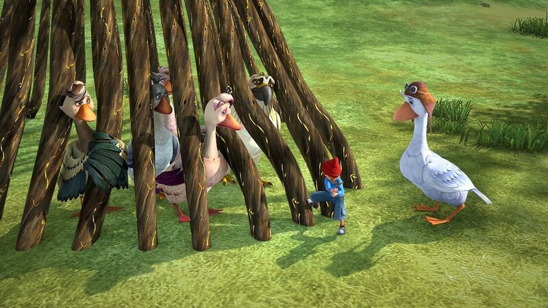 Der Dunkle Elf überfällt die Schar an ihrem Ziel und sperrt sie ein. – Bild: BR/​Studio 100 Animation/​Studio 100 NV