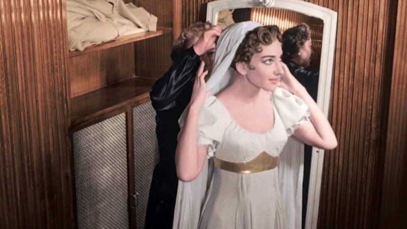 Maria Callas in Bühnenkostüm. – Bild: ORF/​ZDF/​SHK SARL