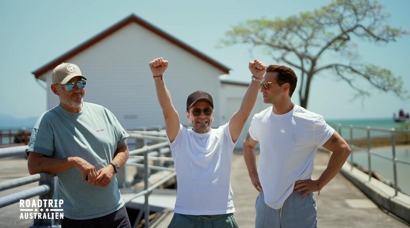 L-R: Frank Rosin, Ali Güngörmüs, Alexander Kumptner – Bild: Joyn