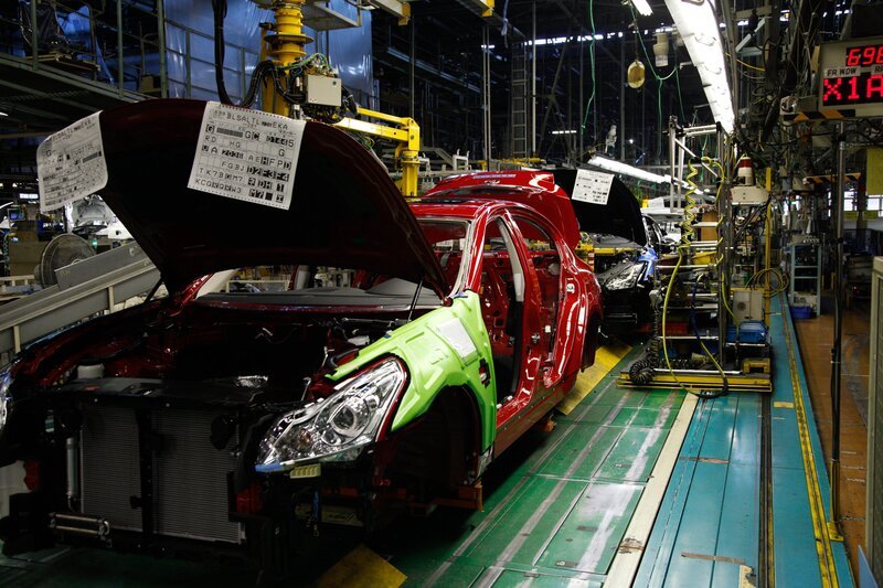 Nissan mid-range car on the Main Production Line. – Bild: National Geographic Channel