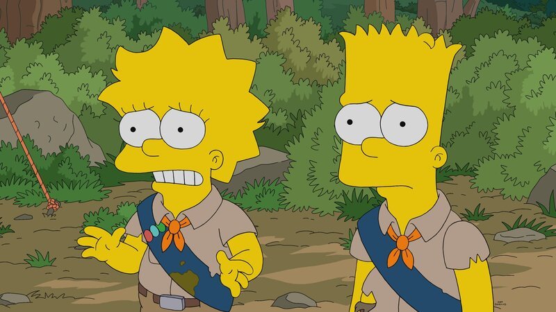 Lisa (l.); Bart (r.) – Bild: 20th Television