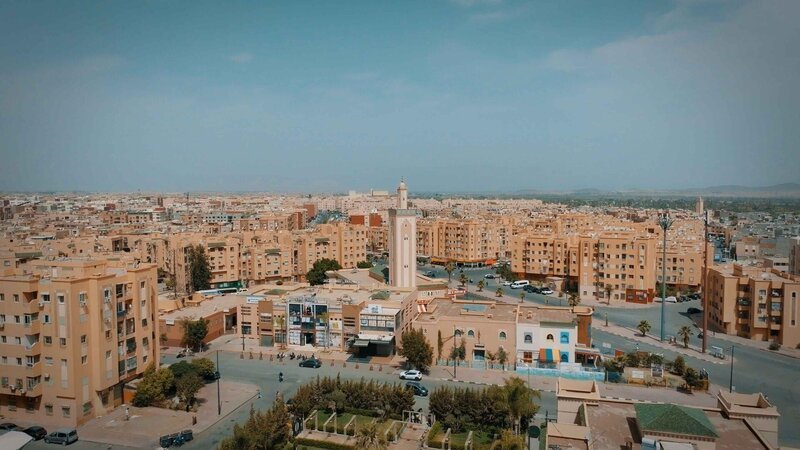 Drohnenaufnahme von Marrakesch. – Bild: RTL