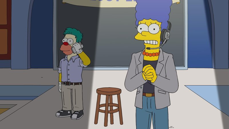 Krusty (l.); Marge (r.) – Bild: 20th Television