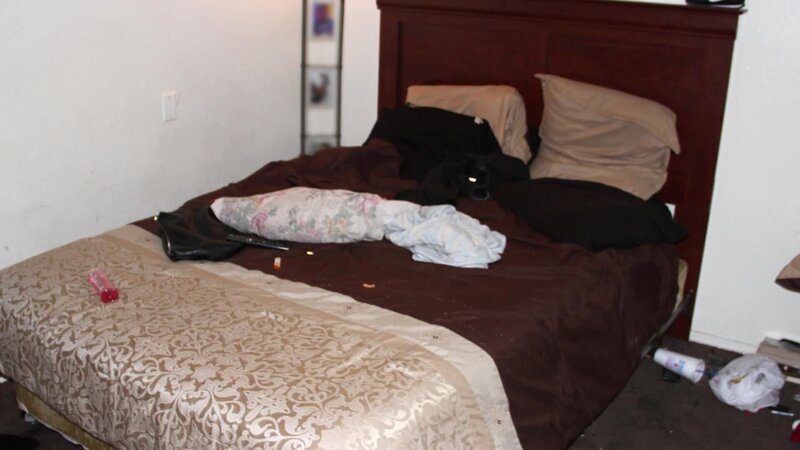 Das Zimmer des Opfers. – Bild: RTL