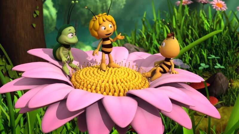 Vielleicht hilft Willi leckerer Nektar um sich zu erinnern. – Bild: ZDF/​Studio100 Animation
