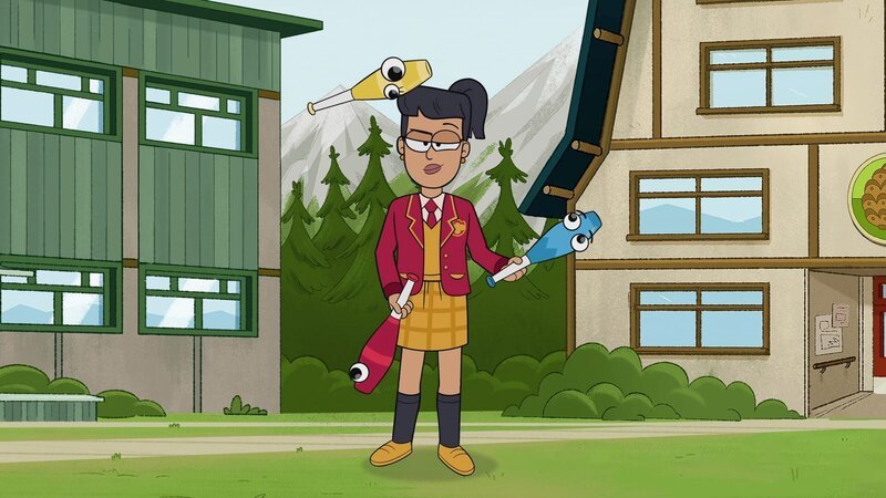 Magnolia will Sully für das Anstarr-Jonglier-Team der Supergut abwerben. – Bild: KiKA/​Daily Madness Limited/​Miam! Animation/​Thuristar/​VRT-Ketnet