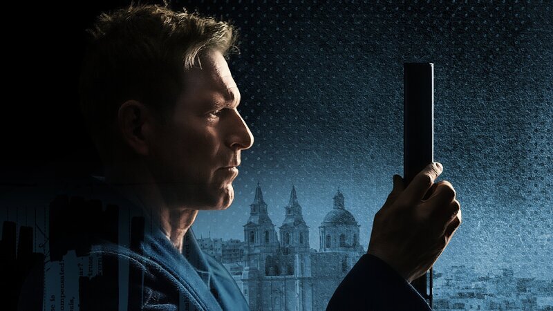 Auftragskiller Shaw (Aaron Eckhart) sucht auf Malta nach der Wahrheit. – Bild: ZDF und WM Film Holdings LLC