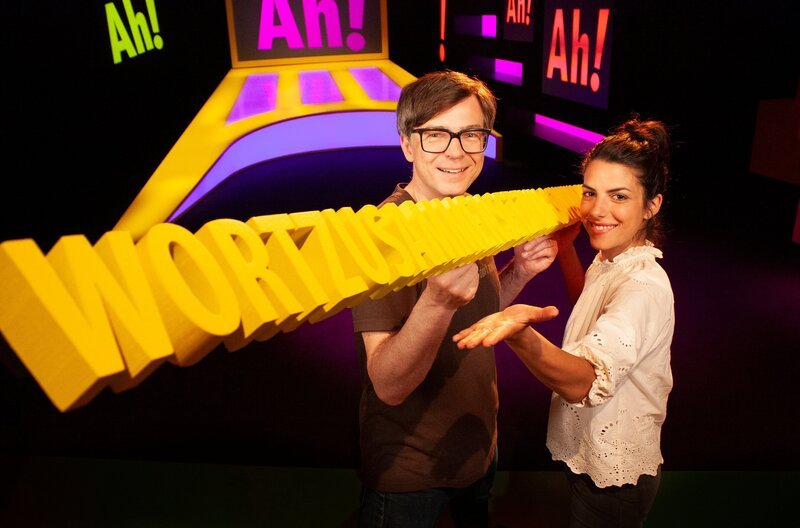 Ralph und Clarissa beschäftigen sich dieses Mal mit dem Thema „Wortzusammensetzungswunderwelt“. – Bild: WDR/​Thorsten Schneider