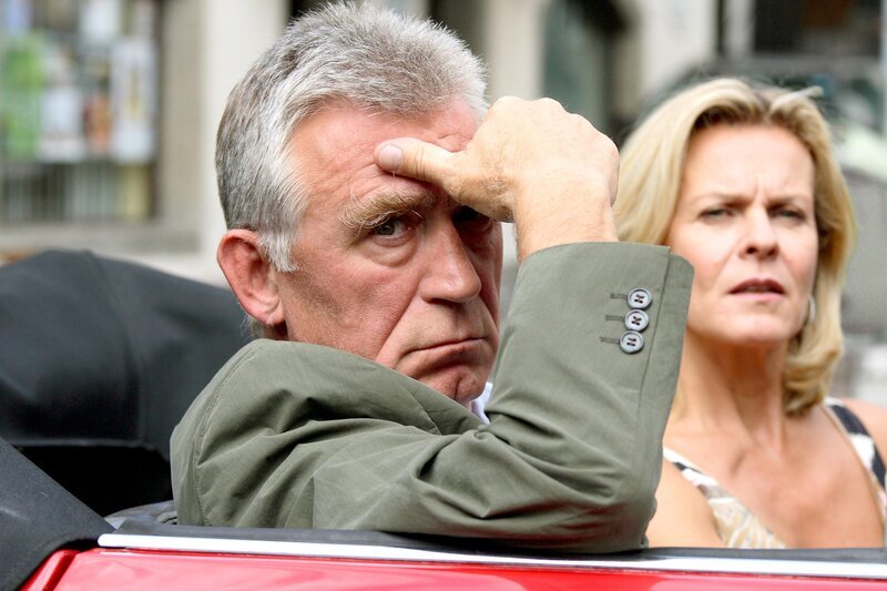 Heinz Marecek (Hannes Kofler), Andrea L’Arronge (Gräfin Schönberg). – Bild: ORF/​BEO-Film/​Stella v. S