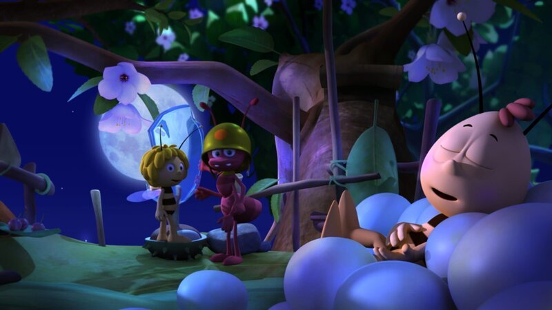 Wllli findet Archibalds Baumhaus kuschelig. – Bild: ZDF und Studio 100 Animation