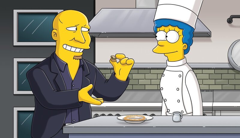 Marge (r.) träumt von einem Zusammentreffen mit Tom Colicchio (l.). Doch wird das je stattfinden? – Bild: Twentieth Century Fox Film Corporation