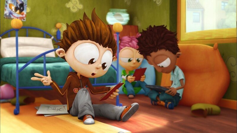 L-R: Angelo, Lola and Sherwood – Bild: PLURIMEDIA (TAT productions – Groupe Master Image)