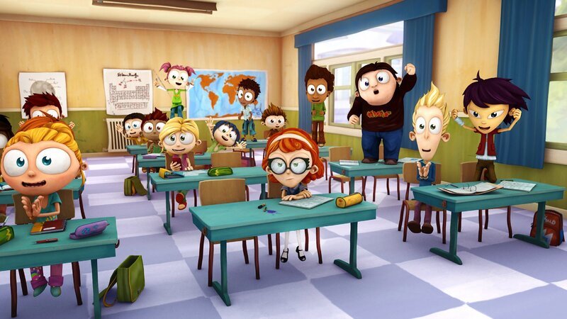 Angelos Klasse ist beim Vortrag seines Vaters Feuer und Flamme. Doch welche Konsequenzen dies hat, erfahren sie erst später … viel zu spät. – Bild: Cake Entertainment