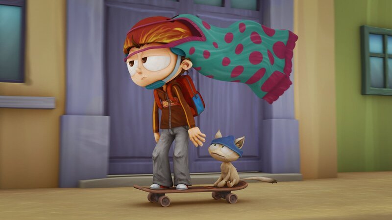 L-R: Angelo und Joe Momma Schnell ist Joe Mommas Zuneigung für Angelo ziemlich anstrengend. – Bild: Cake Entertainment