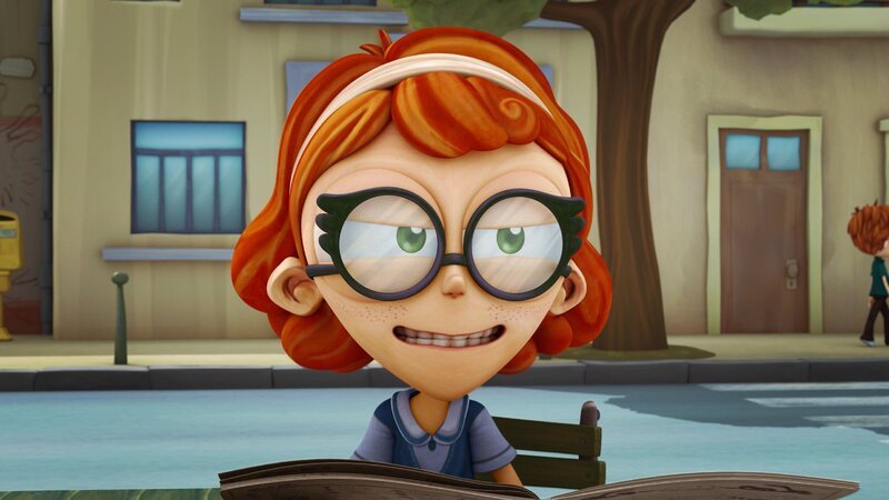 Becky hat einen finsteren Plan, mit dem sie Angelo vom Podest des Sommerprojekts stoßen will. Ob sie Erfolg haben wird? – Bild: Cake Entertainment