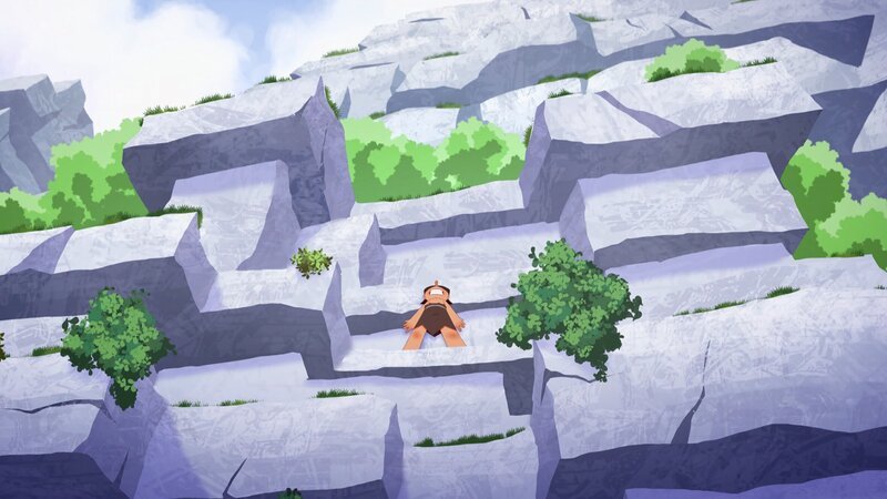 Beim Klettern wird Lad von seiner Höhenangst überwältigt. Kann er sich retten? – Bild: KiKA/​hr/​TF1/​GO-N Productions