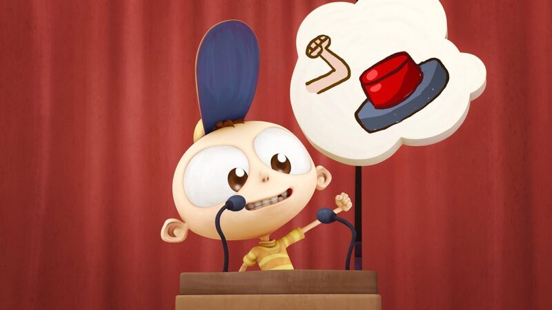 Peter unterstützt Angelo wo er nur kann. Und auch er kommt bei den Schülerinnen und Schülern gut an … vielleicht sogar besser? – Bild: Cake Entertainment