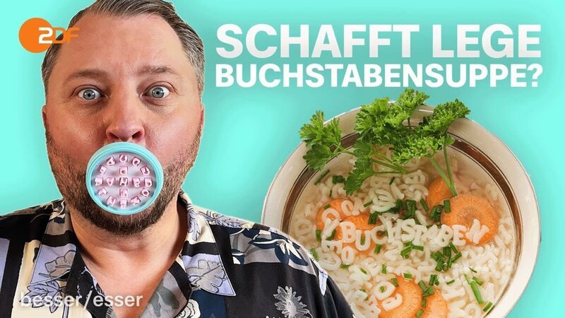 Schafft Lege Buchstabensuppe? – Bild: ZDF und Willi Weber