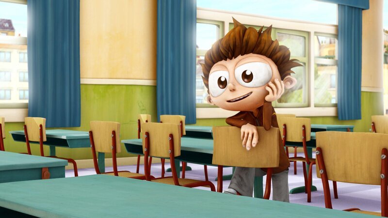 Regeln sind dazu da, dass man sie clever umschifft. So könnte Angelos Motto lauten. Ob in der Schule, auf dem Sportplatz oder zu Hause. – Bild: Cake Entertainment