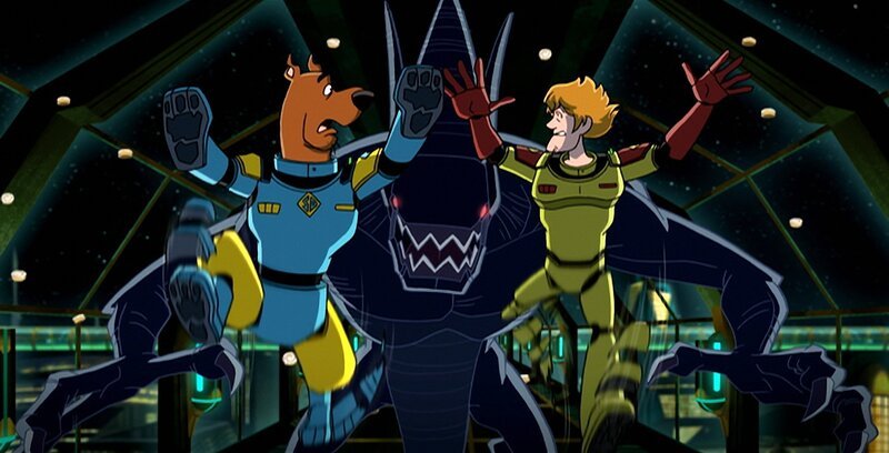 v.li.: Scooby-Doo, Alien, Shaggy Rogers – Bild: Hanna-Barbera v.li.: Scooby-Doo, Alien, Shaggy Rogers – Bild: Hanna-Barbera