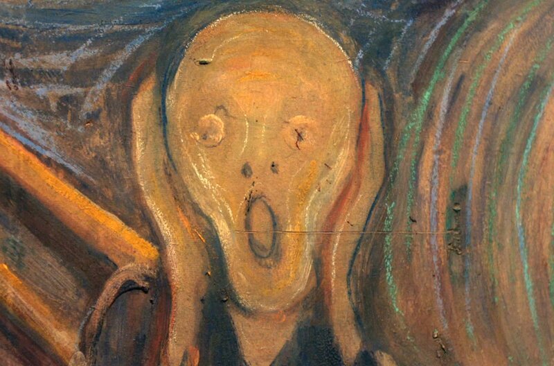 Das weltbekannte Gemälde „Der Schrei“ von Edvard Munch wurde 1994 aus der Nationalgalerie in Oslo gestohlen. – Bild: Unknown Media