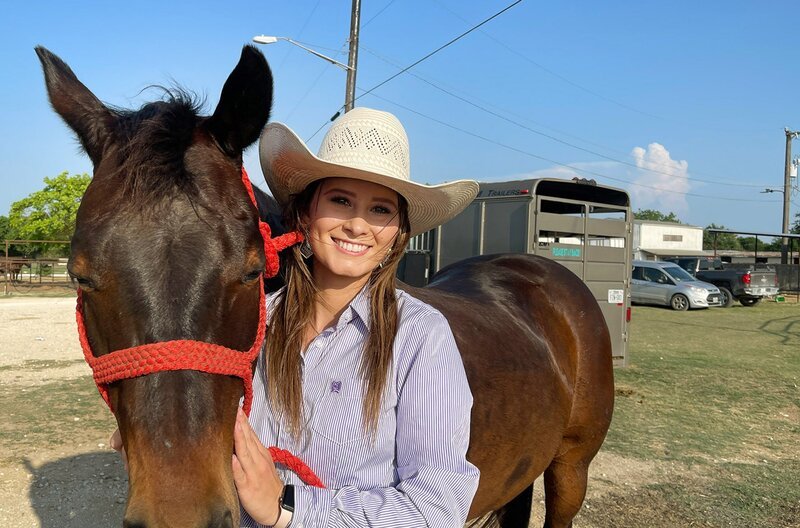 Cowgirl Kellie Roach. – Bild: Jörg Daniel Hissen