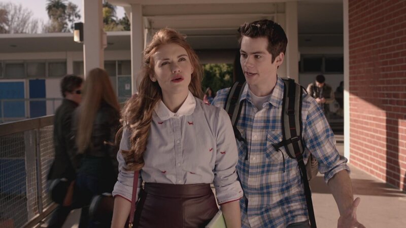 Lydia Martin (Holland Roden) und Stiles Stilinski (Dylan O’Brien) +++ Die Verwendung des sendungsbezogenen Materials ist nur mit dem Hinweis und Verlinkung auf RTL+ gestattet. +++ – Bild: RTL/​ (c) 2013 Viacom International Inc.