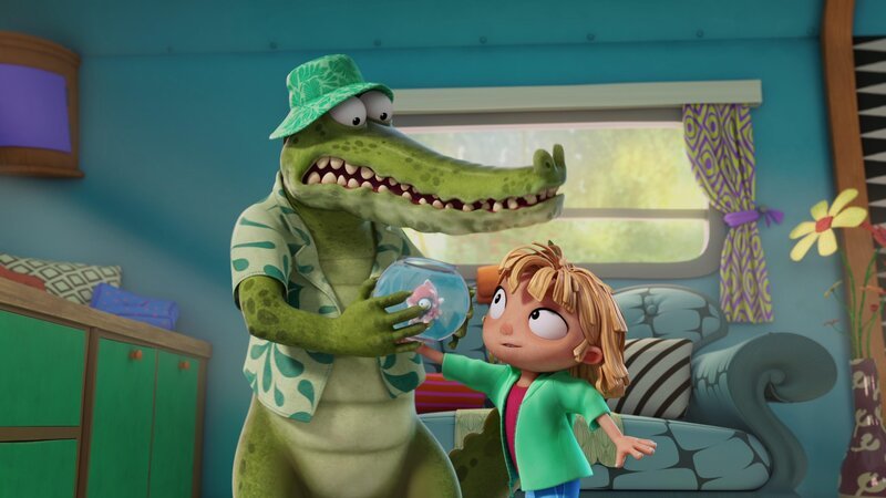 v.li.: Mr. Crocodile, Daisy – Bild: Paramount v.li.: Mr. Crocodile, Daisy – Bild: Paramount