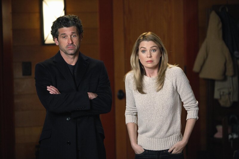 Bekommen überraschend Besuch von Amelia: Derek (Patrick Dempsey, l.) und Meredith (Ellen Pompeo, r.) … – Bild: American Broadcasting Companies, Inc.