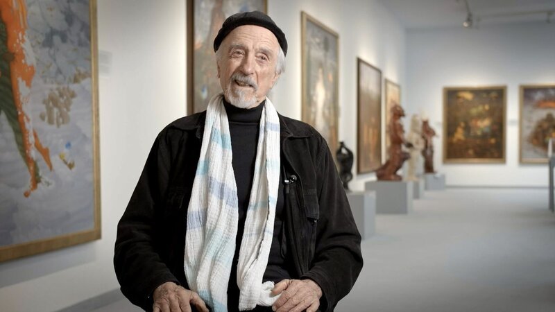 Arik Brauer, Maler und Musiker, erzählt von Lausbubenstreichen im Märzpark der 1930er Jahre und seinem Kampf um das unberührte Grün im Sternwartepark der 1970er, der zur allerersten Volksbefragung in Wien geführt hat. – Bild: ORF III