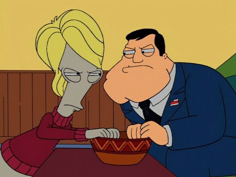 L-R: Roger, Stan – Bild: 2005 Twentieth Century Fox Film Corporation.  All rights reserved. Lizenzbild frei