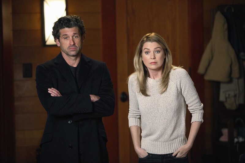 Bekommen überraschend Besuch von Amelia: Derek (Patrick Dempsey, l.) und Meredith (Ellen Pompeo, r.) … – Bild: American Broadcasting Companies, Inc.